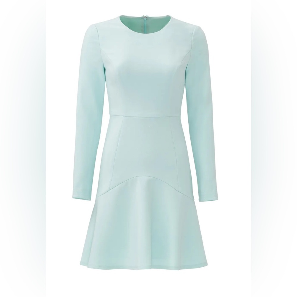 Shoshanna Eden Long-Sleeve Dress - Mint (color)